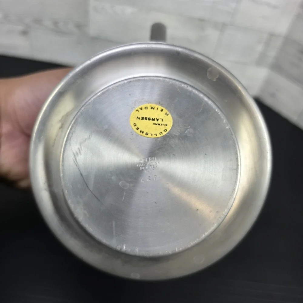 VTG Norske Pewter 1960 Teapot With Lid Made With High Quality Pewter In Norway